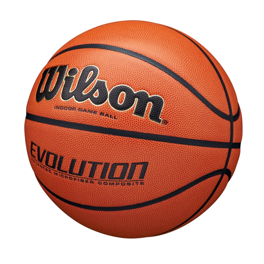 Wilson Evolution 29.5 Inch Indoor Game Basketball - Black