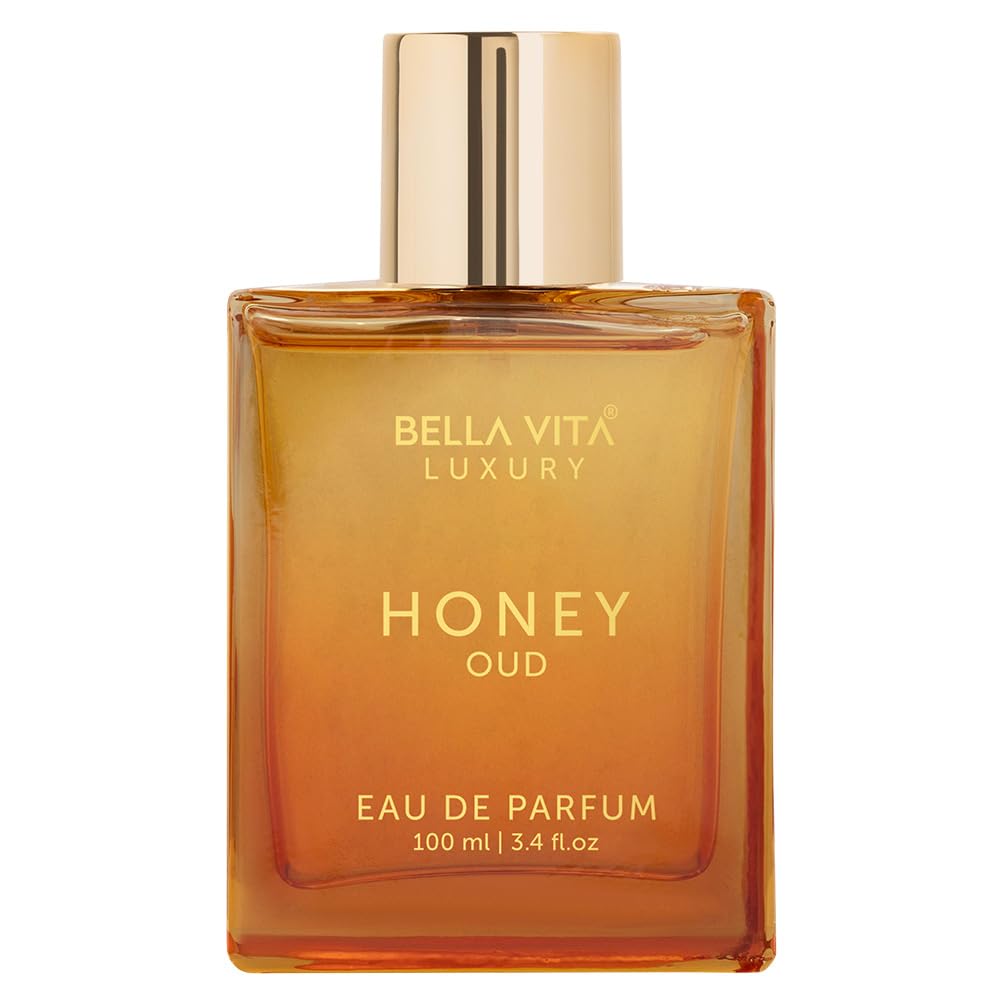 Honey Oud Eau de Parfum (3.4 fl. oz.) | Patchouli, Vanilla, Bergamot, Floral & Spicy + Made with Clean & Vegan Essentials Oils + Cruelty Free | Long-Lasting Unisex Fragrance