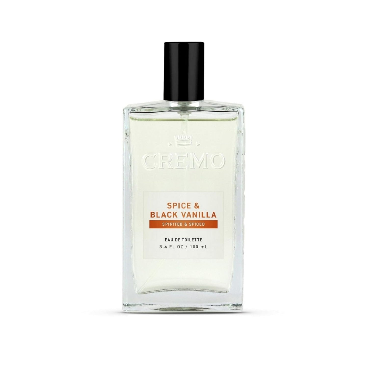 Cremo Cologne for Men - Spice & Black Vanilla Mens Cologne Spray - An Explosion of Vibrant Spices, Dark Woods and Black Vanilla, Fragrances For Men, 3.4 Fl Oz