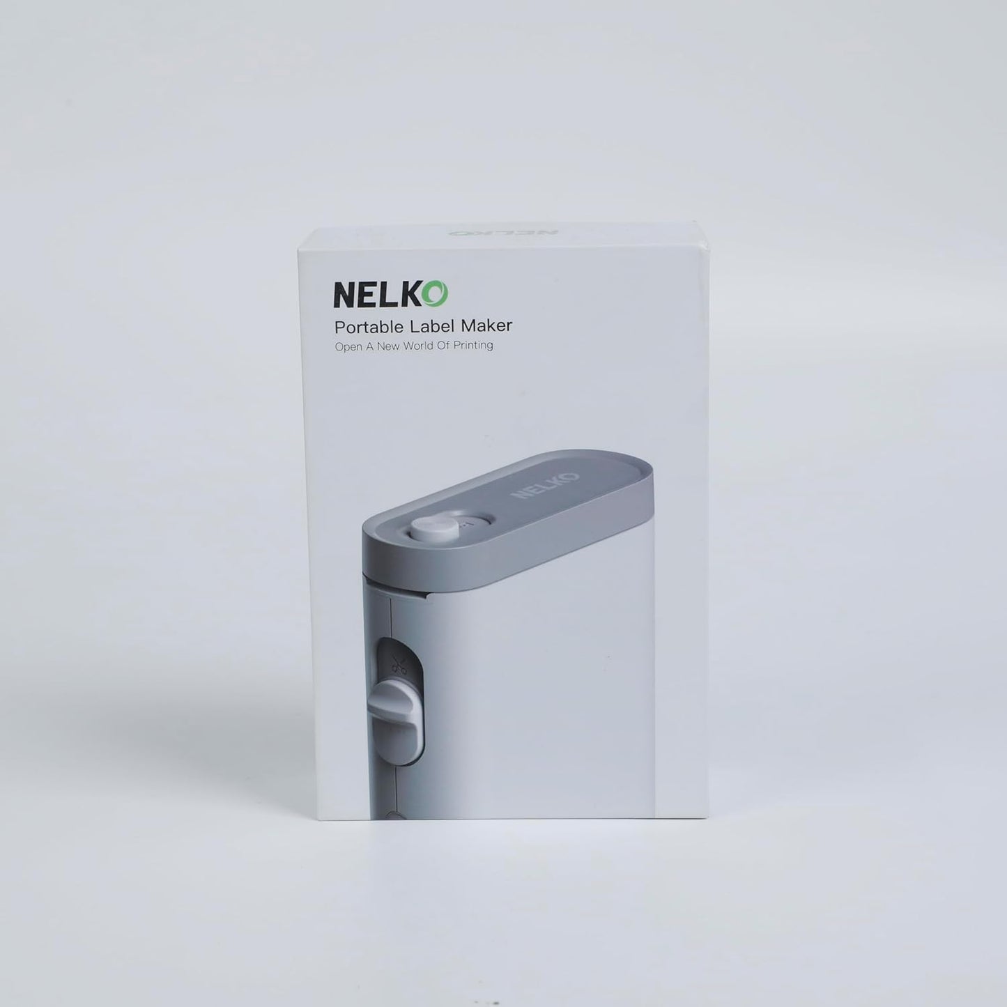 Nelko Label Maker Machine with Tape, P21 Bluetooth Label Printer, Wireless Mini Label Makers with Multiple Templates for Organizing Office Home, White