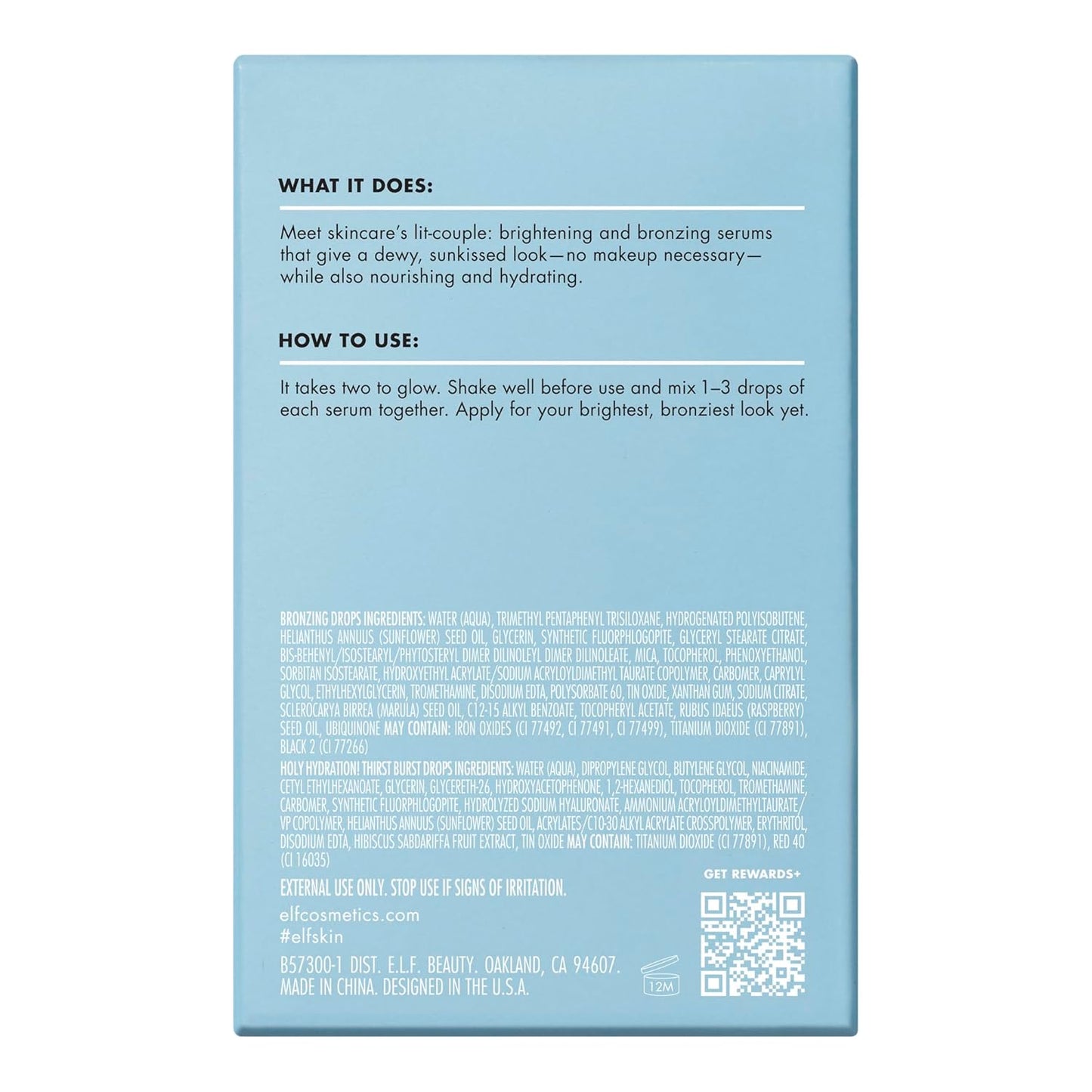 e.l.f. SKIN The Hottest Drops Duo, Holy Hydration!