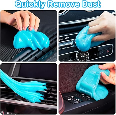PULIDIKI Car Cleaning Gel Car Clean Putty, Universal Car Interior Cleaner Slime, Perfect Cleaning Kit Supplies, Auto Detailing Tools Accessories, Dust Remover Gifts for Men Women
