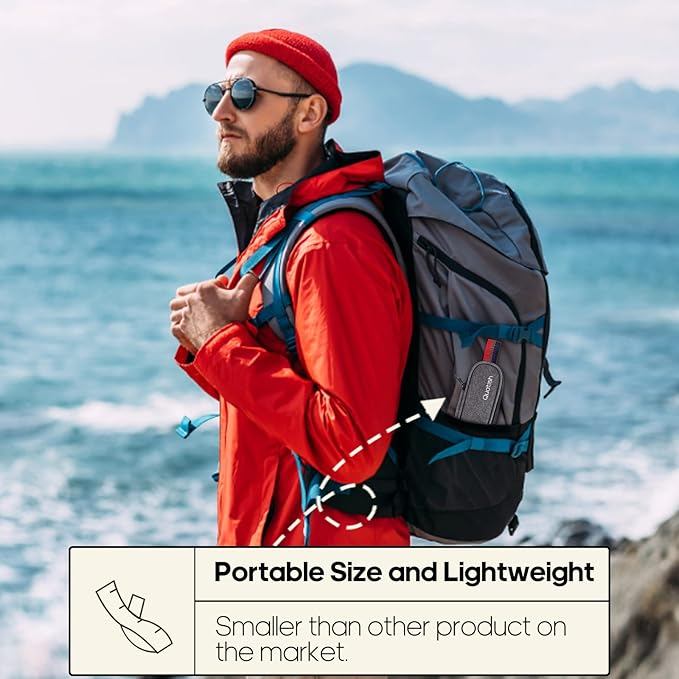 Travel Utensils with Case, Quatish Portable Silverware Set for Work, Stainless Steel Reusable Travel Cutlery Set, Fork and Spoon Set for Camping, Picnic, Gadgets, Lunch Box for Men, Black