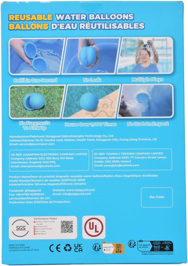 12Pcs Reusable Water Balloons, Pool Beach water Toys for Boys and Girls, Outdoor Summer Toys for Kids Ages 3-12