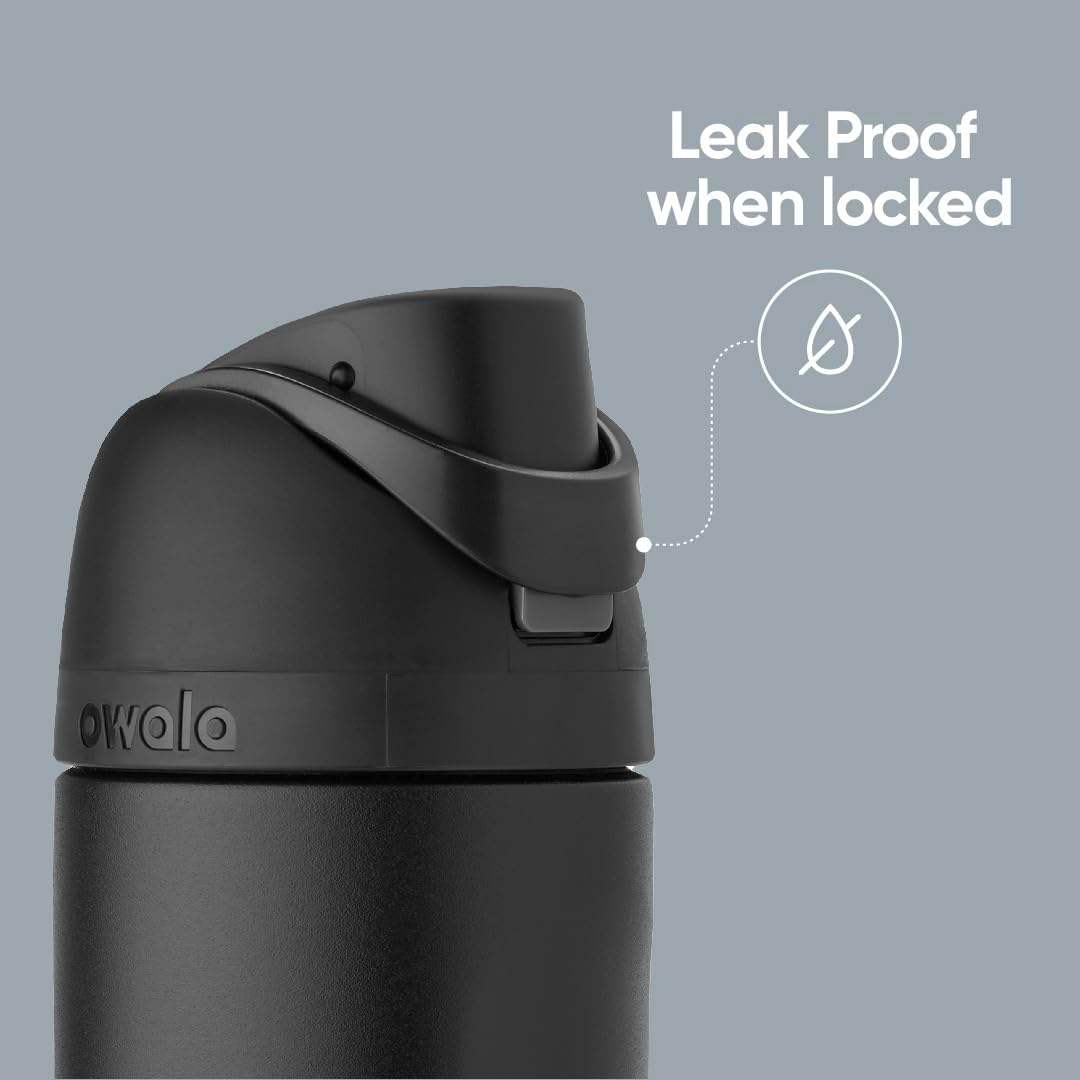 Owala FreeSip Insulated Stainless Steel Water Bottle with Straw, BPA-Free Sports Water Bottle, Great for Travel, 24 Oz, Camo Cool