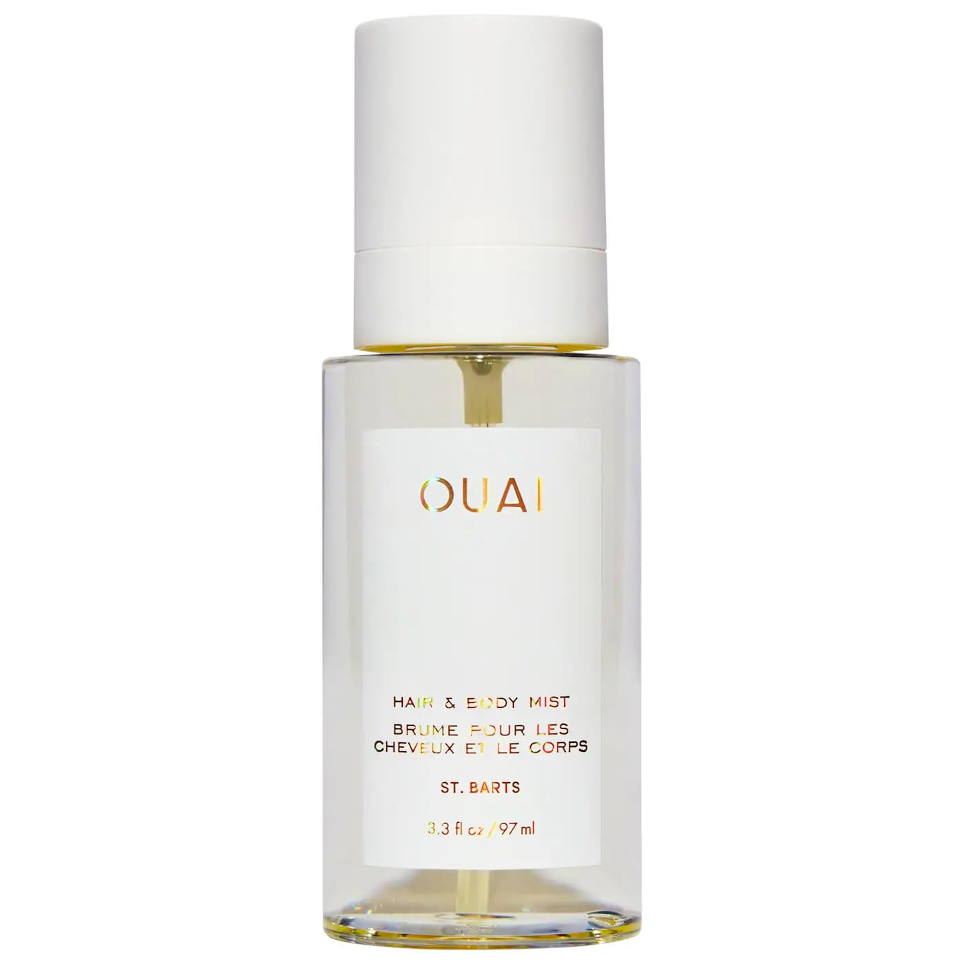 OUAI St. Barts Hair and Body Mist - Tropical-Scented Hair Perfume and Body Spray - Notes of Dragonfruit, Orange Blossom, Tuberose & Musk (3.3 Fl Oz)