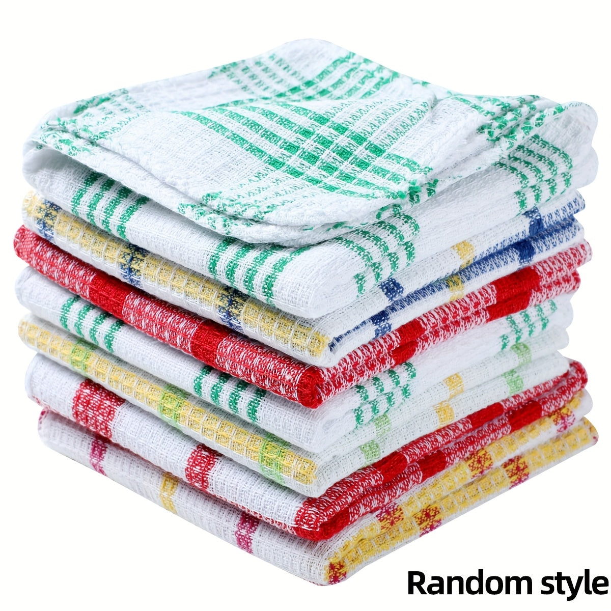 12pcs Kitchen Dish Cloths, Soft Absorbent Dishwashing Towel, Household Cleaning Tools, Reusable & Durable, 35cm/13in