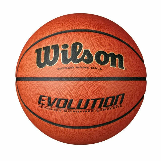 Wilson Evolution 29.5 Inch Indoor Game Basketball - Black