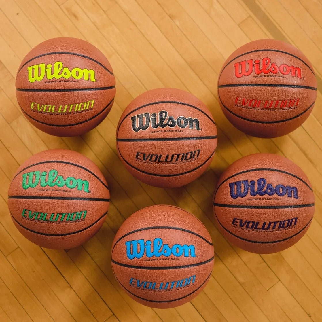 Wilson Evolution 29.5 Inch Indoor Game Basketball - Black