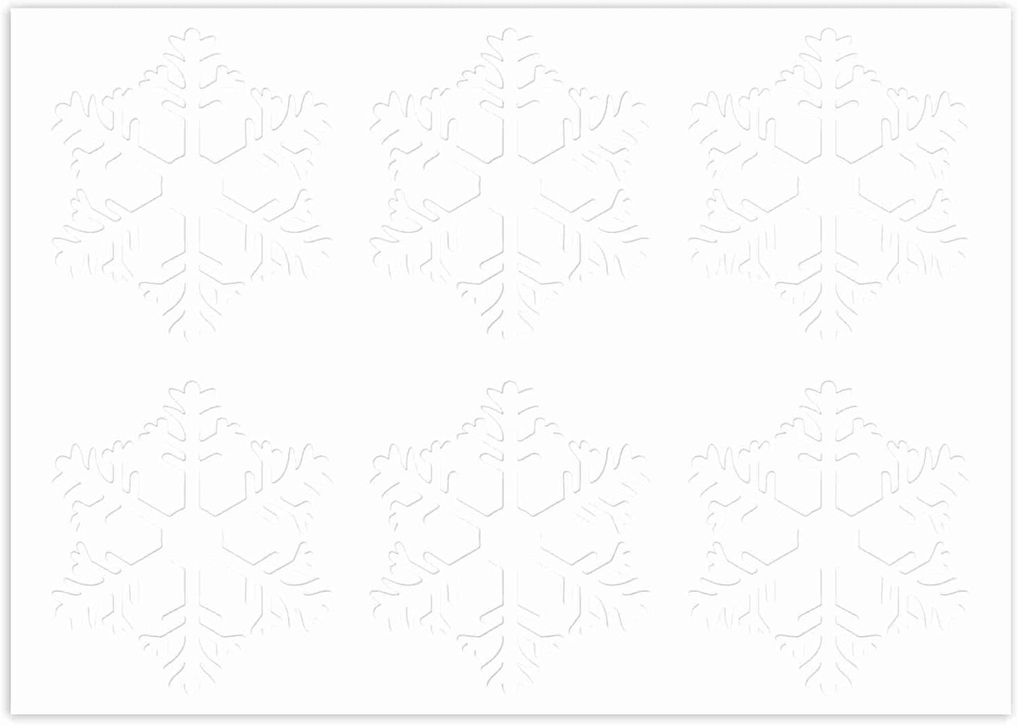 Christmas Bauble Snowflakes Window Decals Stickers for Glass, Large Xmas Designs Home Decorations Holiday Bling, DIY Mural Showcase for Office Business, Pastel Glossy Vinyl Decorations