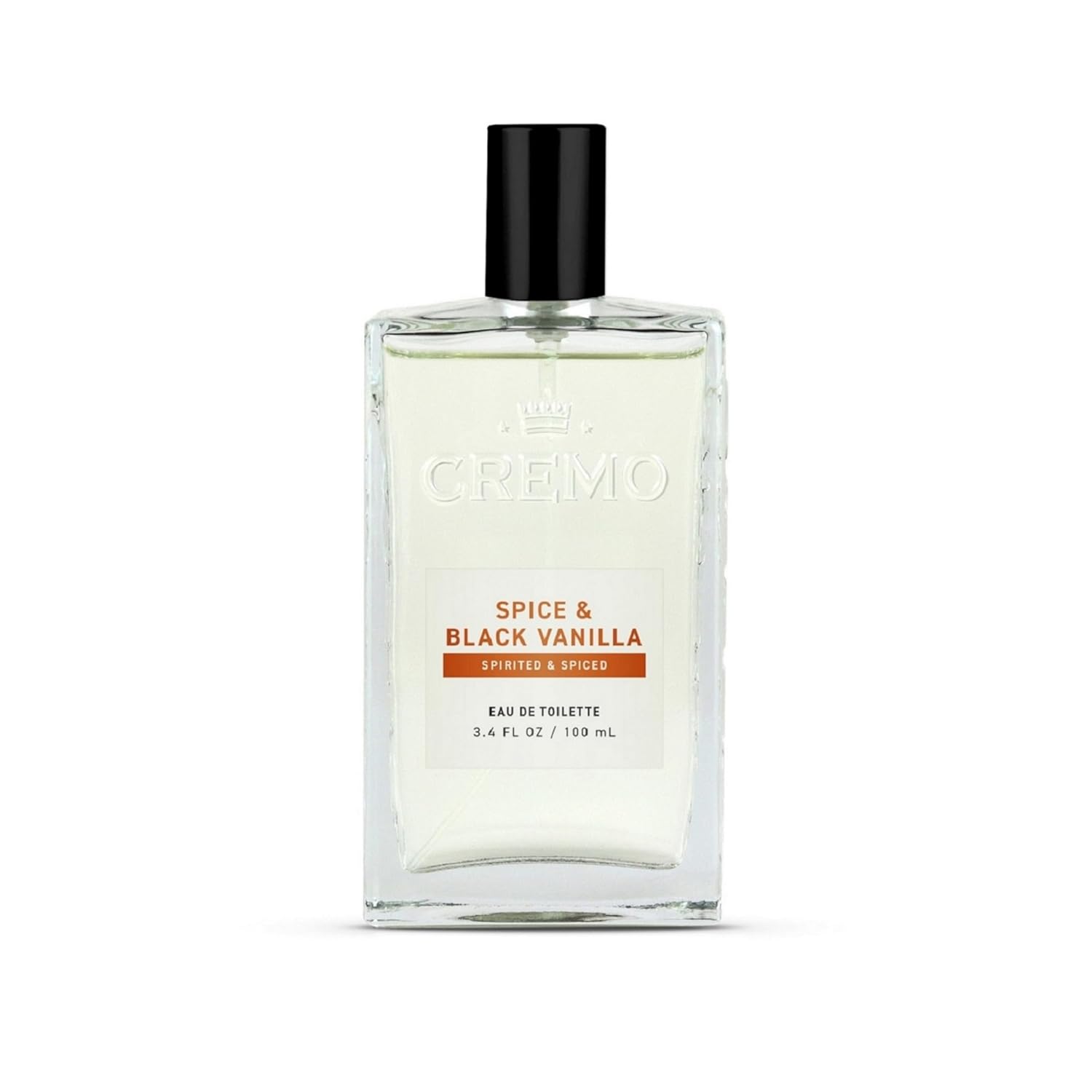 Cremo Cologne for Men - Spice & Black Vanilla Mens Cologne Spray - An Explosion of Vibrant Spices, Dark Woods and Black Vanilla, Fragrances For Men, 3.4 Fl Oz