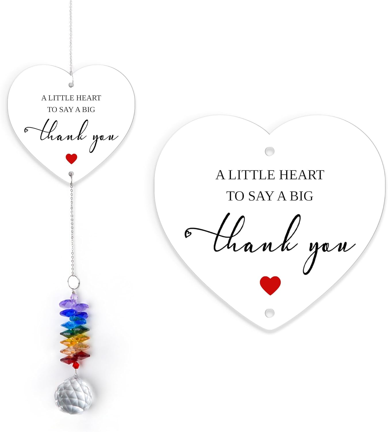 Aluminum Ornament Suncatcher - You are Appreciated - Inspirational Gift Ideas - Encouragement Christmas Ornament - Thank You Gifts for Women Men Friends - Appreciation Gifts for Coworker