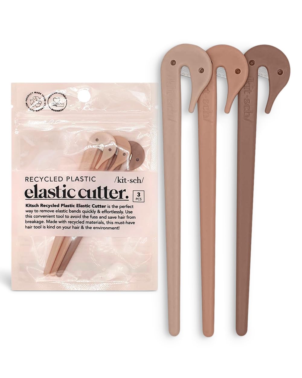 Kitsch Hair Tie Cutter – Pain-Free, No-Damage Tool for Kids, Girls & Toddlers (3pc)