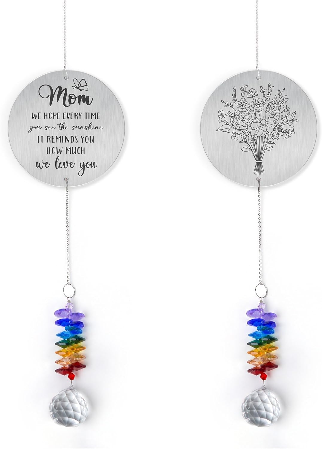 Aluminum Ornament Suncatcher - You are Appreciated - Inspirational Gift Ideas - Encouragement Christmas Ornament - Thank You Gifts for Women Men Friends - Appreciation Gifts for Coworker