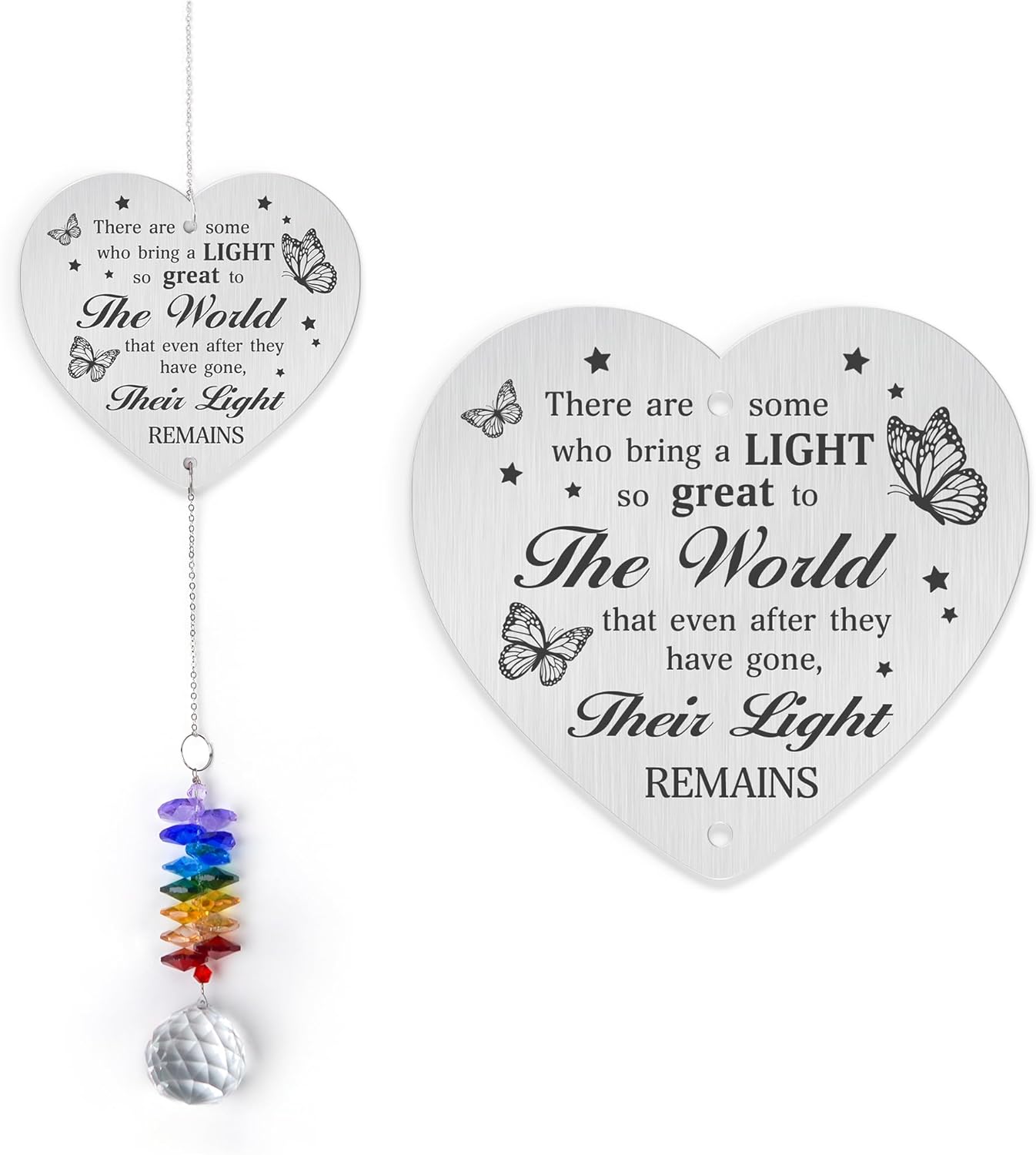 Aluminum Ornament Suncatcher - You are Appreciated - Inspirational Gift Ideas - Encouragement Christmas Ornament - Thank You Gifts for Women Men Friends - Appreciation Gifts for Coworker