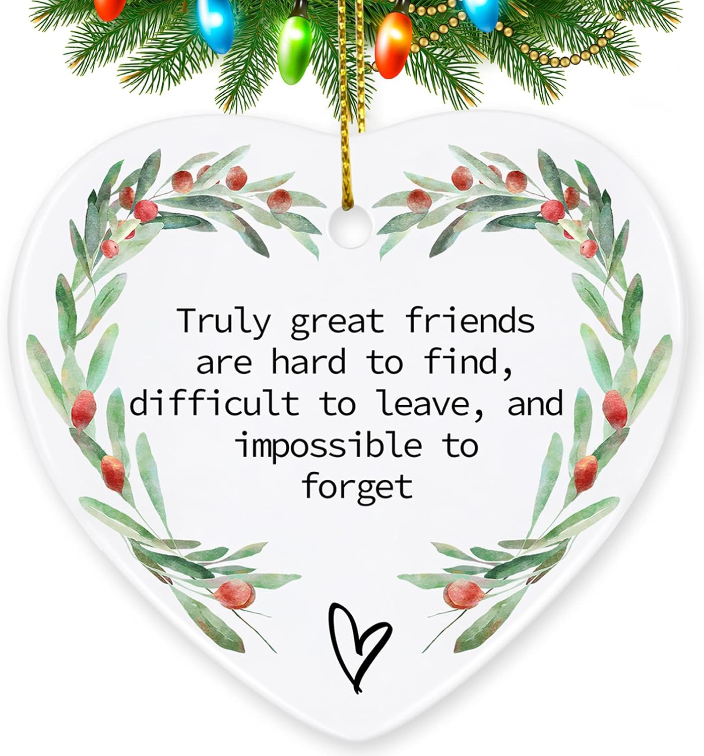 Friendship Ornaments - Christmas & Birthday Gifts for Women - Home Decor