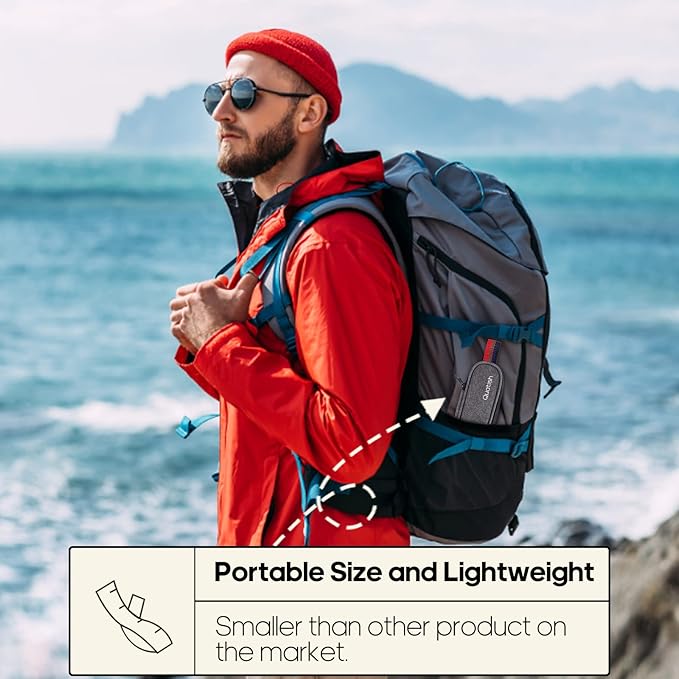 Travel Utensils with Case, Quatish Portable Silverware Set for Work, Stainless Steel Reusable Travel Cutlery Set, Fork and Spoon Set for Camping, Picnic, Gadgets, Lunch Box for Men, Black