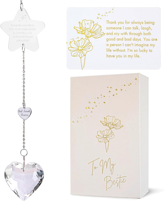 ARUN Bestie Gifts for Women Friendship Gifts for Sister Birthday Sun Catcher Unique Gifts idea BFF Female Friends Friendship Gifts for Sister Best Friend