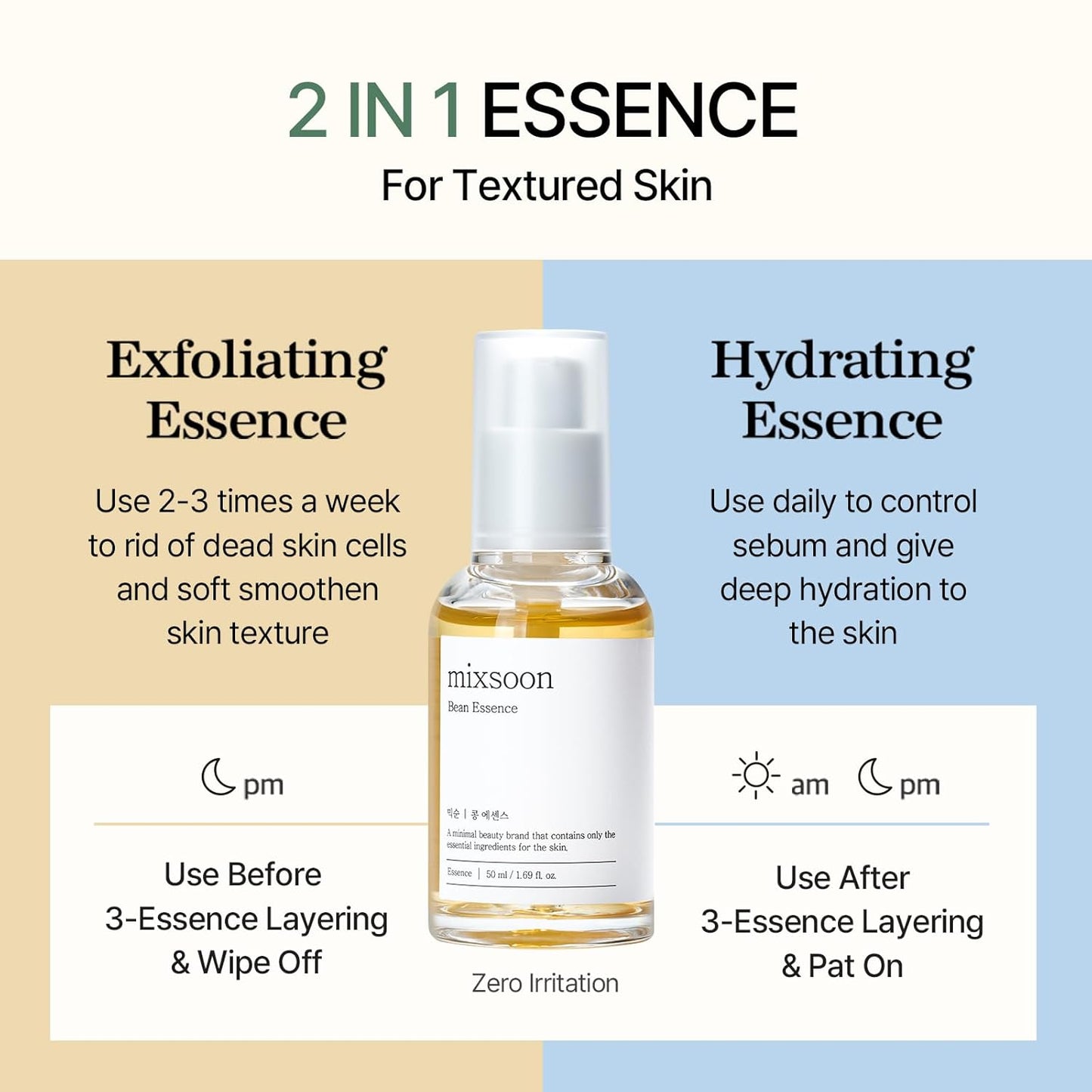 Mixsoon Bean Essence Exfoliating Hyaluronic Acid Serum