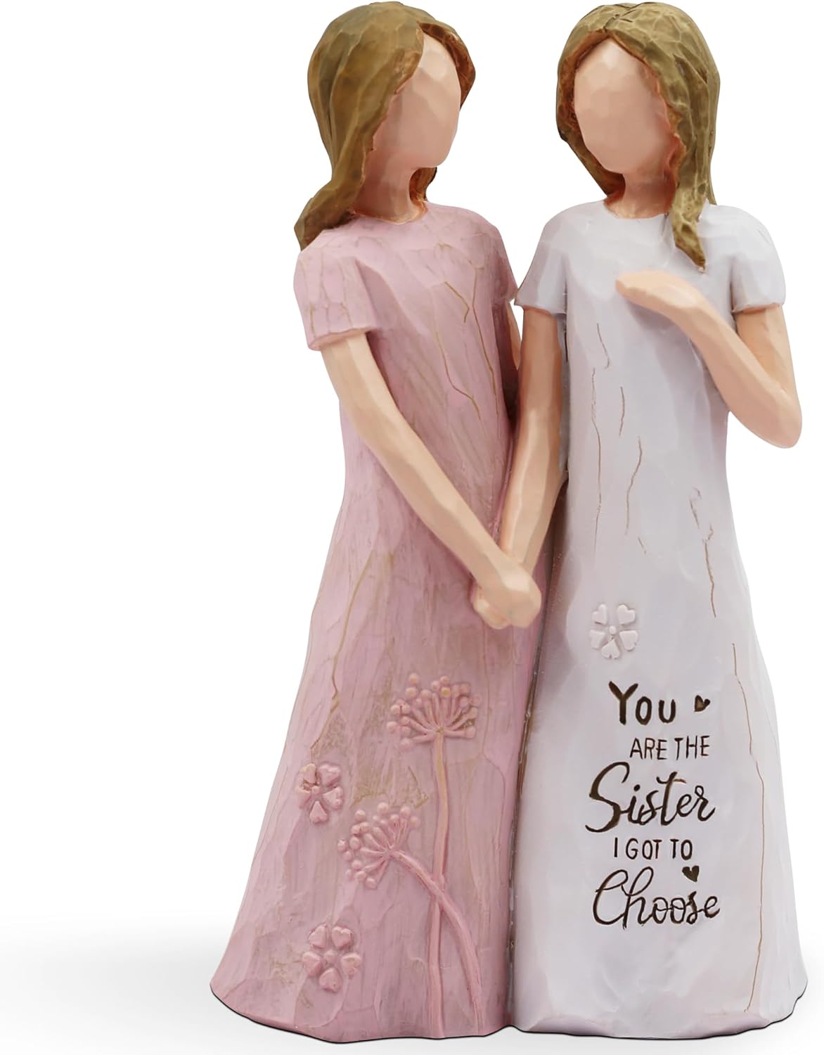 BORLESTA Best Friend Birthday Gifts for Women - Friendship Gifts for Women, Gifts for Friends Women, Sister Birthday Gifts, Bestie Gifts for Women - Friend Hand-Painted Figure