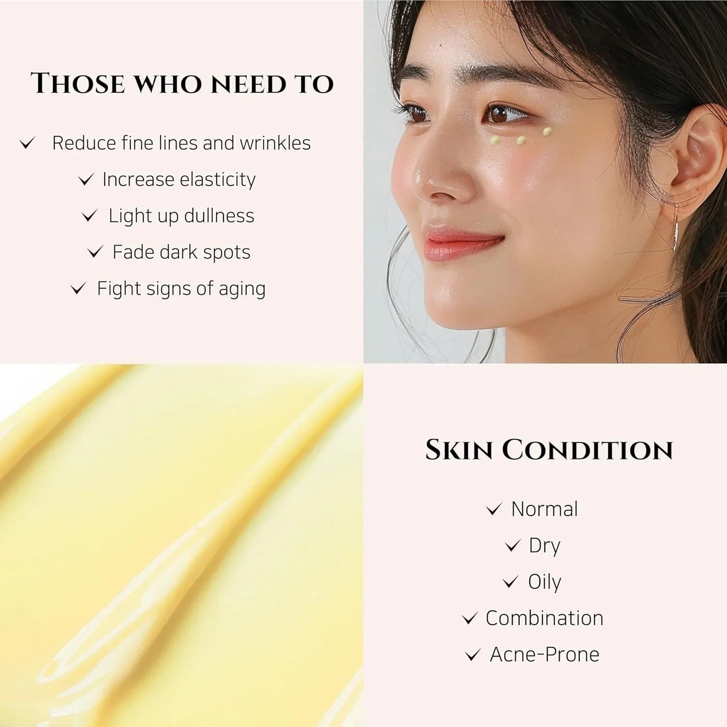 Joseon Revive Eye Serum with Retinal & Niacinamide for Puffy Eyes, Wrinkles, Dark Circles