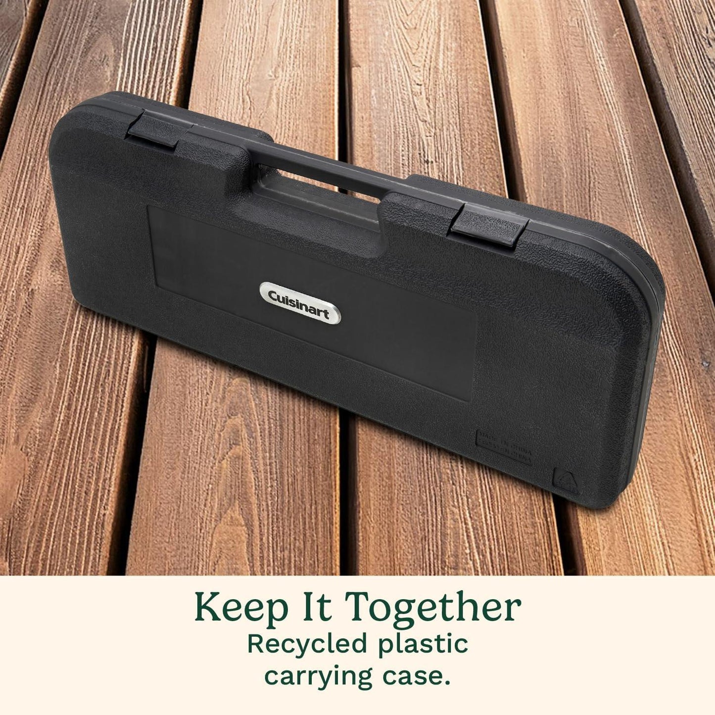 Cuisinart 13-Piece Grill Tool Set, Stainless-Steel BBQ Utensils & Accessories