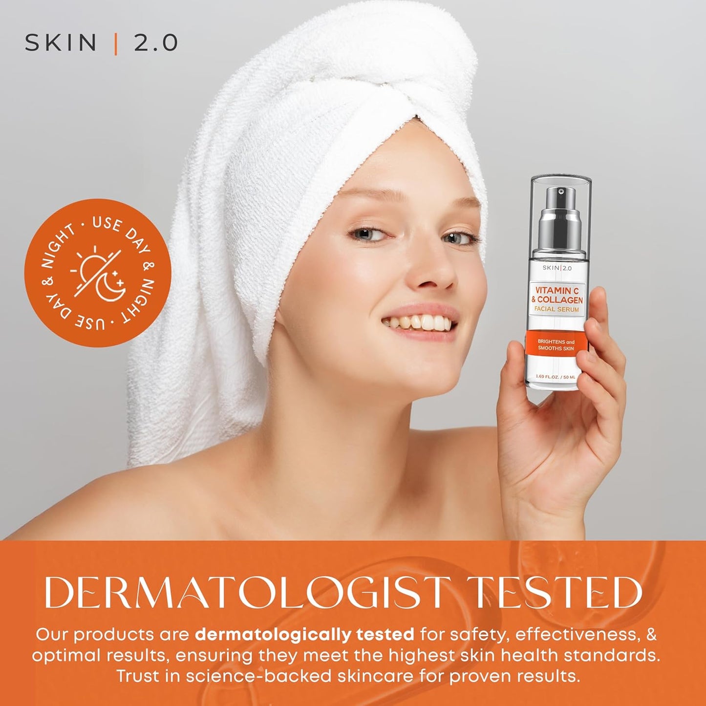 Vitamin C Serum - Dermatologist Tested, Anti-Aging & Dark Spot Remover 1.69 Fl. oz