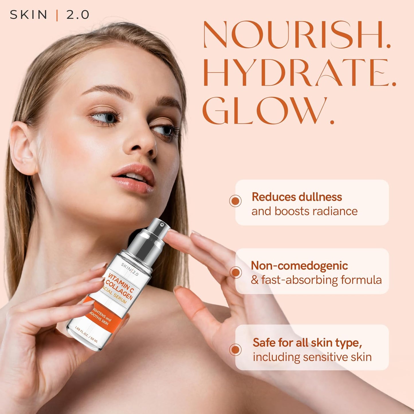 Vitamin C Serum - Dermatologist Tested, Anti-Aging & Dark Spot Remover 1.69 Fl. oz