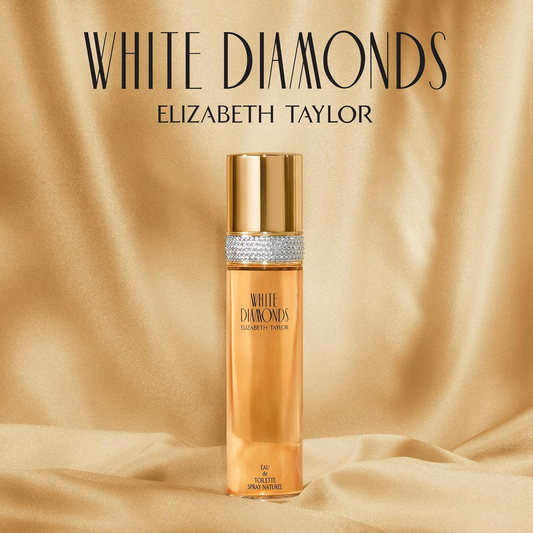 Elizabeth Taylor Women's Perfume, White Diamonds, Eau De Toilette EDT Spray, 3.3 fl oz
